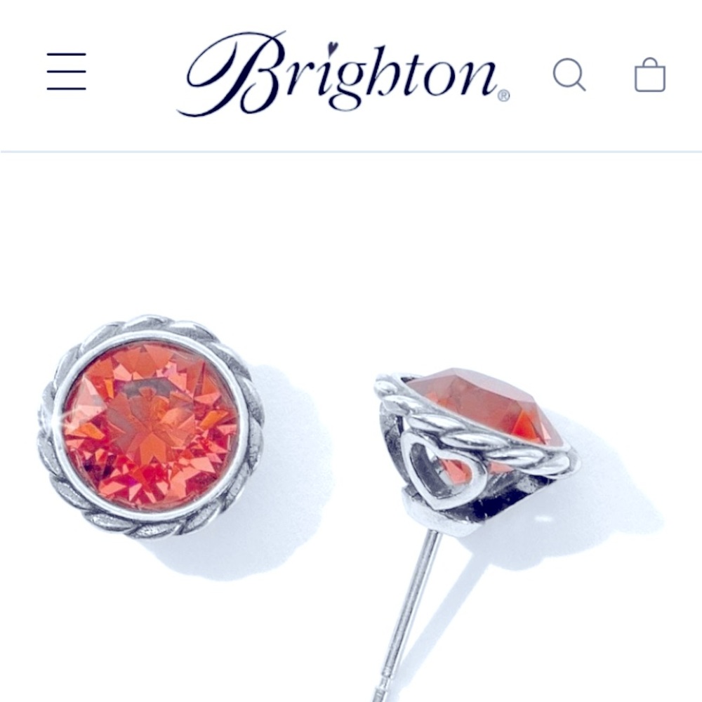 Brighton - Iris Pink Stud Earrings